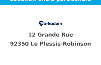 garage  pièces  m2 à louer à Le Plessis-Robinson (92350)
