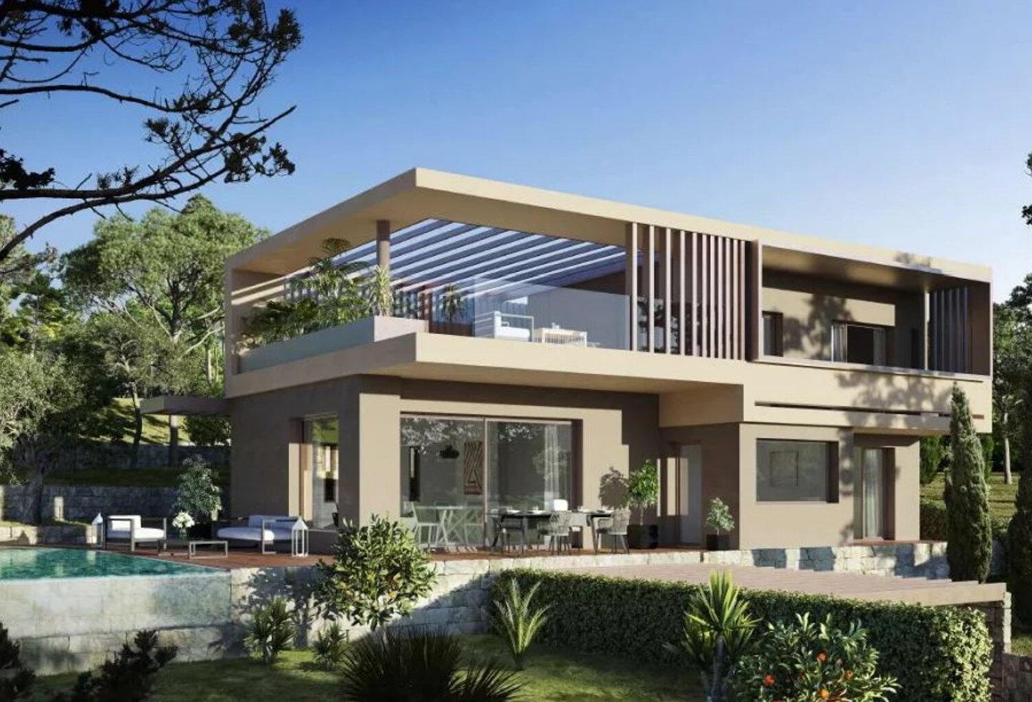 Villa moderne - domaine privé - Mougins centre — photo 1