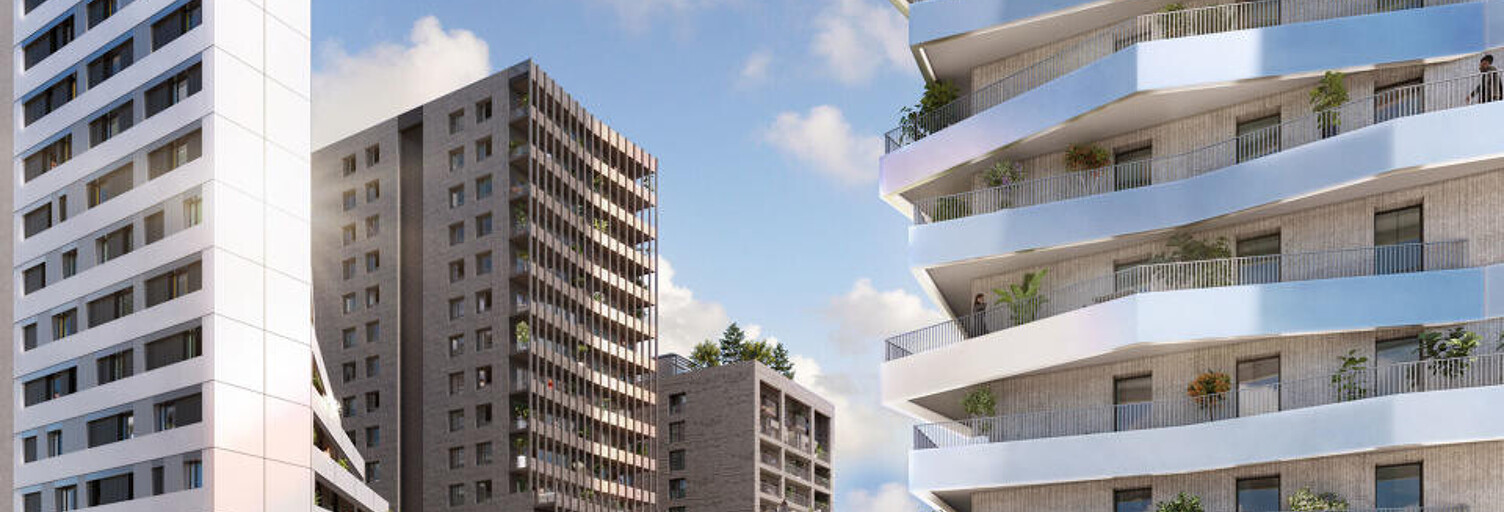 Appartement neuf T3, T4, T5 Pièce 59 à 89 m² à vendre à Saint-Denis (93200)