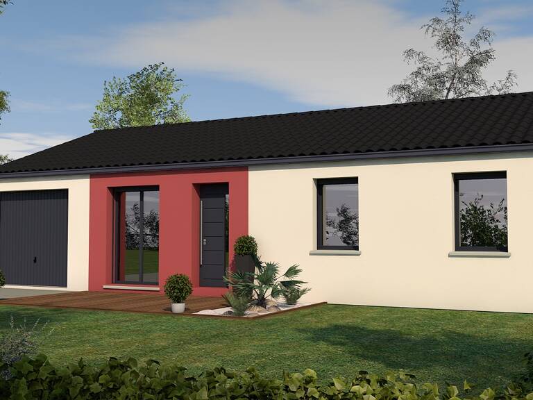 Maison 3 pièces 71.00 m² - Terrain: 722 m² — photo 1