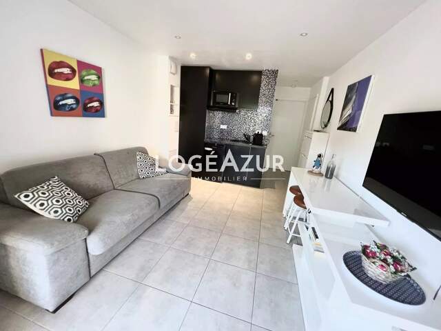 LOCATION APPARTEMENT ANTIBES - 1 CHAMBRE - GARAGE/PISCINE/TENNIS — photo du bien