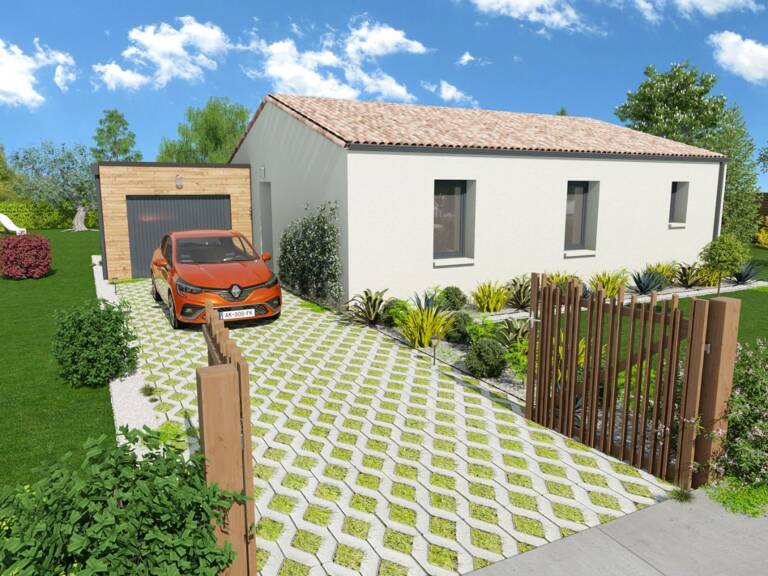 Projet de construction d'une maison 69.93 m² avec terrai... — photo 1