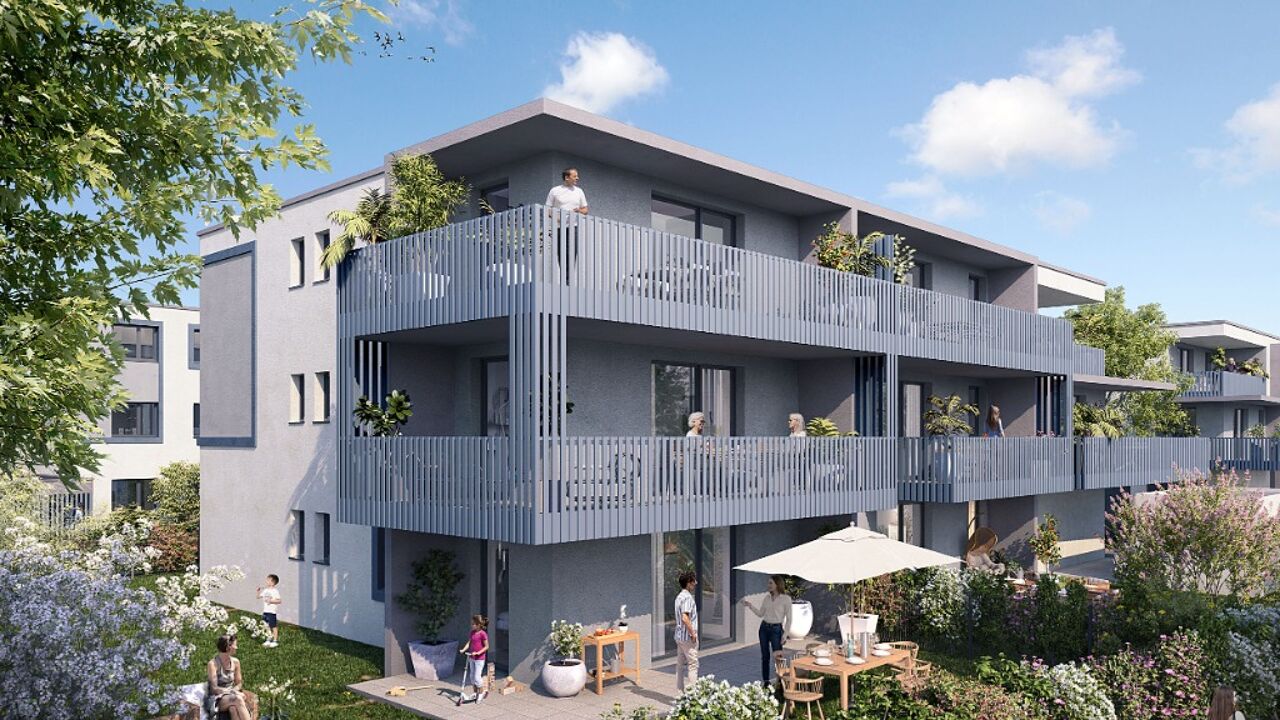 appartement neuf T2, T3, T4 pièces 50 à 86 m2 à vendre à Zillisheim (68720)