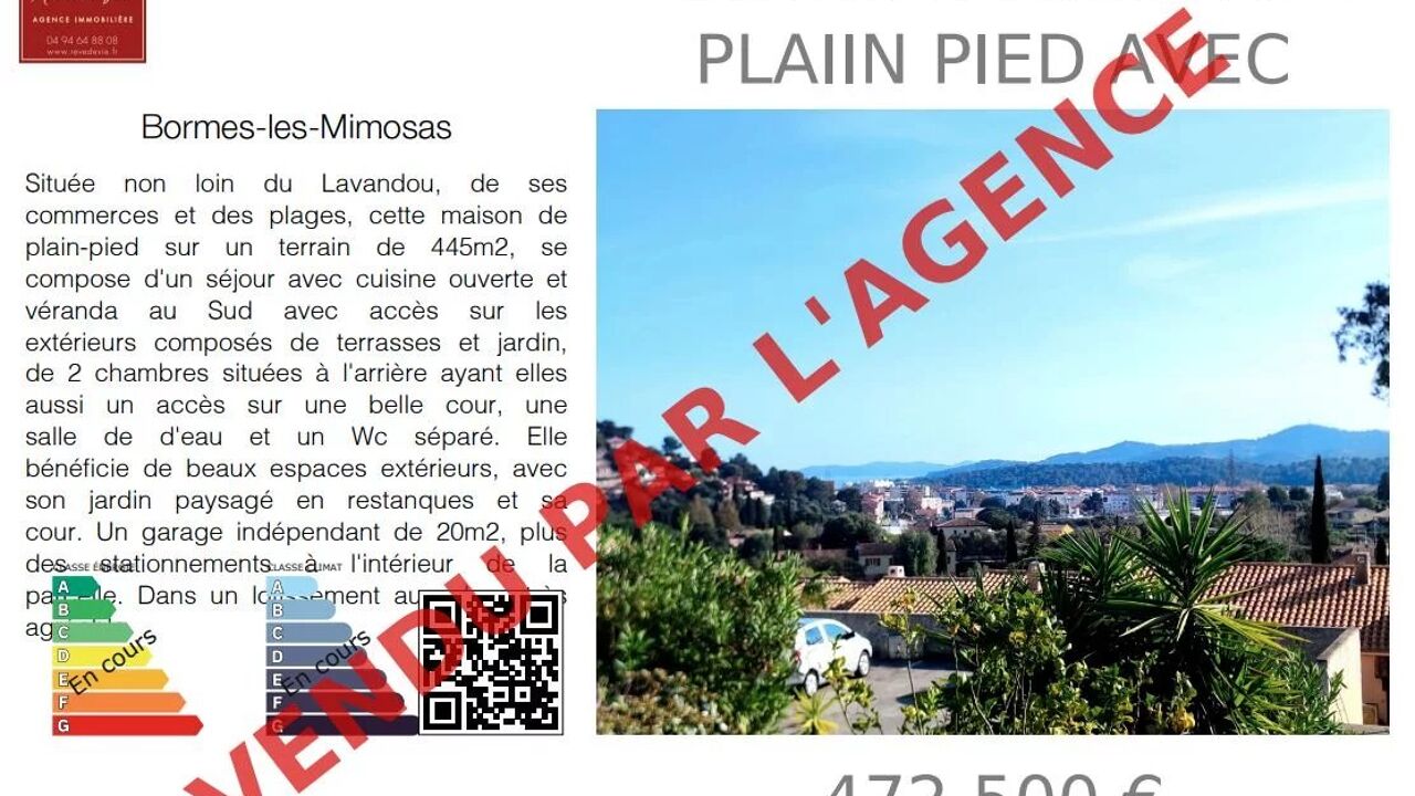 maison 3 pièces 74 m2 à vendre à Bormes-les-Mimosas (83230)