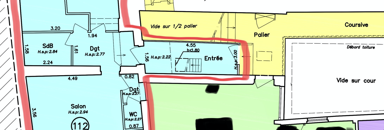 Appartement  100 m² à vendre à Lyon 1 (69001)