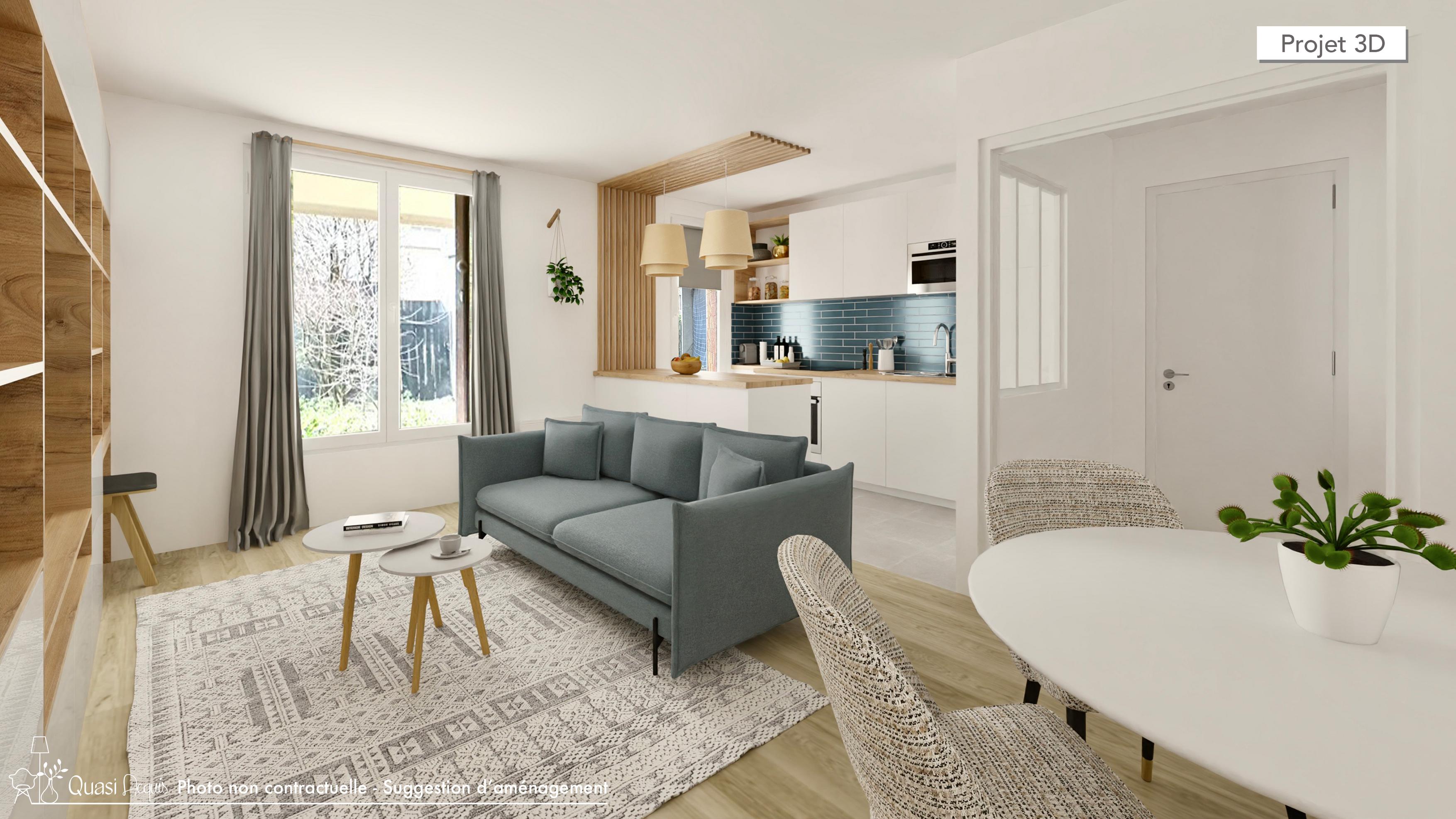 Appartement a louer eragny - 3 pièce(s) - 63 m2 - Surfyn