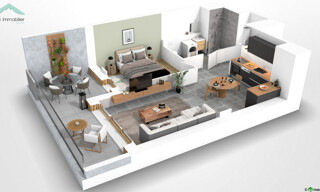 Appartement 2 Pièces 46 m² à vendre à Bassens (73000)