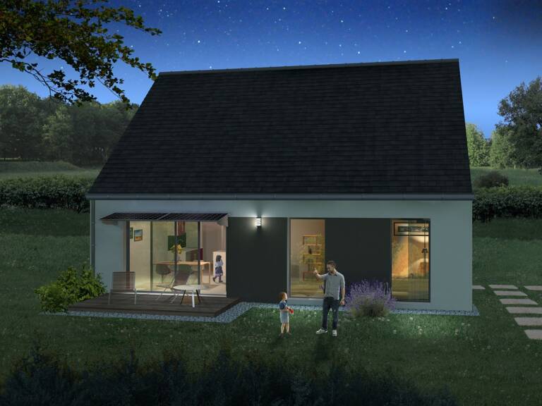 Projet de construction d'une maison 89.33 m² avec terrai... — photo 1