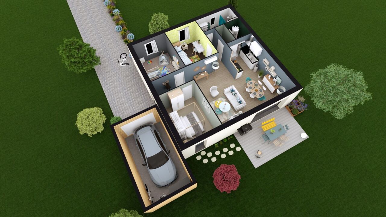 maison 4 pièces 80 m2 à vendre à Sainte-Colombe (89440)