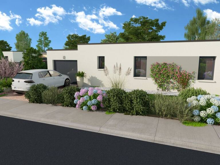 Projet de construction d'une maison 89.33 m² avec terrai... — photo 1