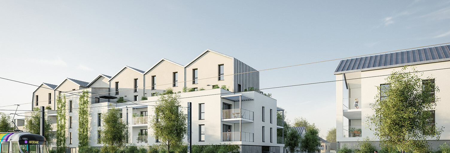 Appartement neuf T3, T4, T5 Pièce 63 à 102 m² à vendre à Avrillé (49240)