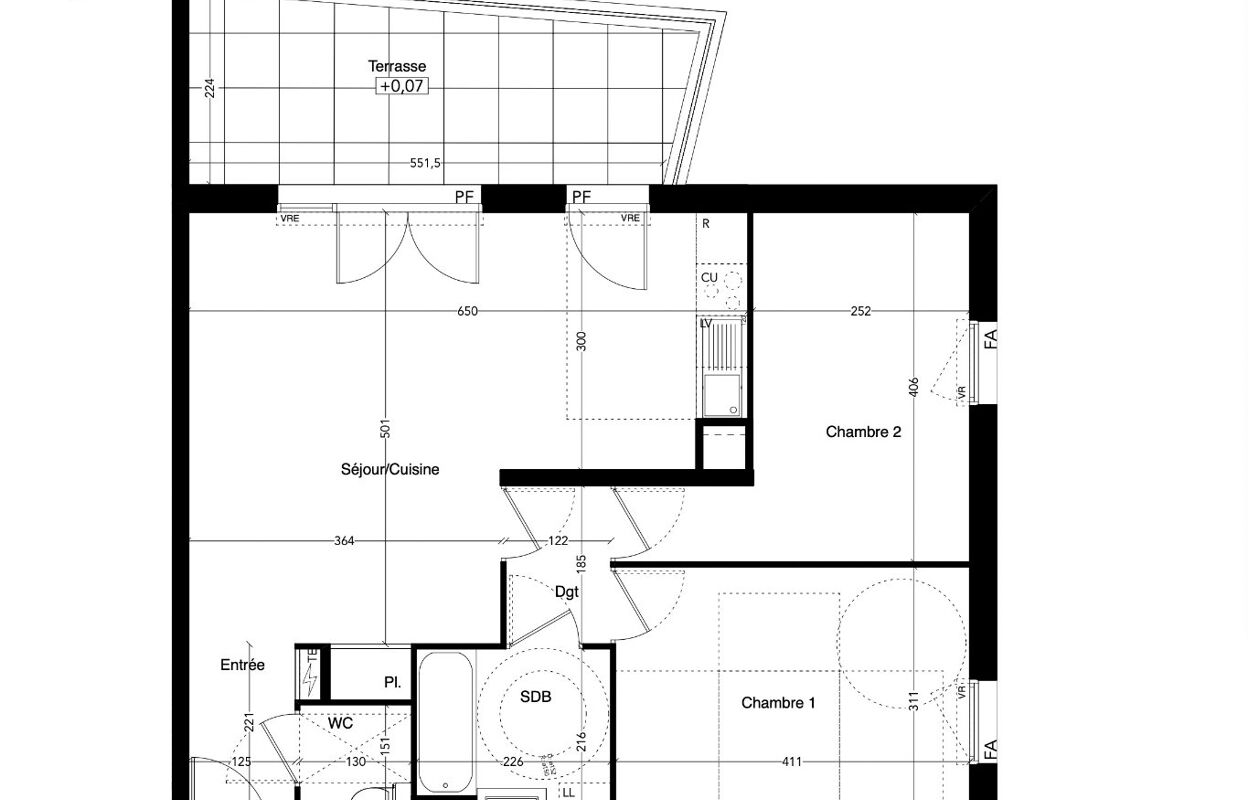 appartement 3 pièces 63 m2 à vendre à Castelnau-le-Lez (34170)