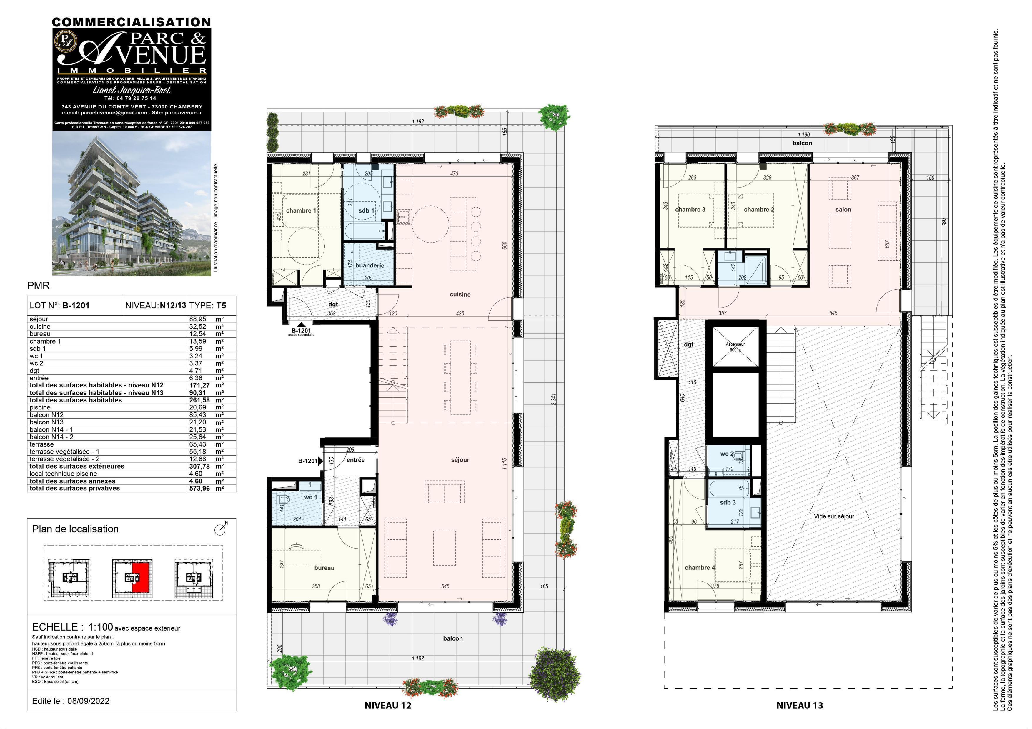 Photo Exceptionnel - Penthouse 268 m2 . Terrasses avec piscine 202 m2 image 3/4