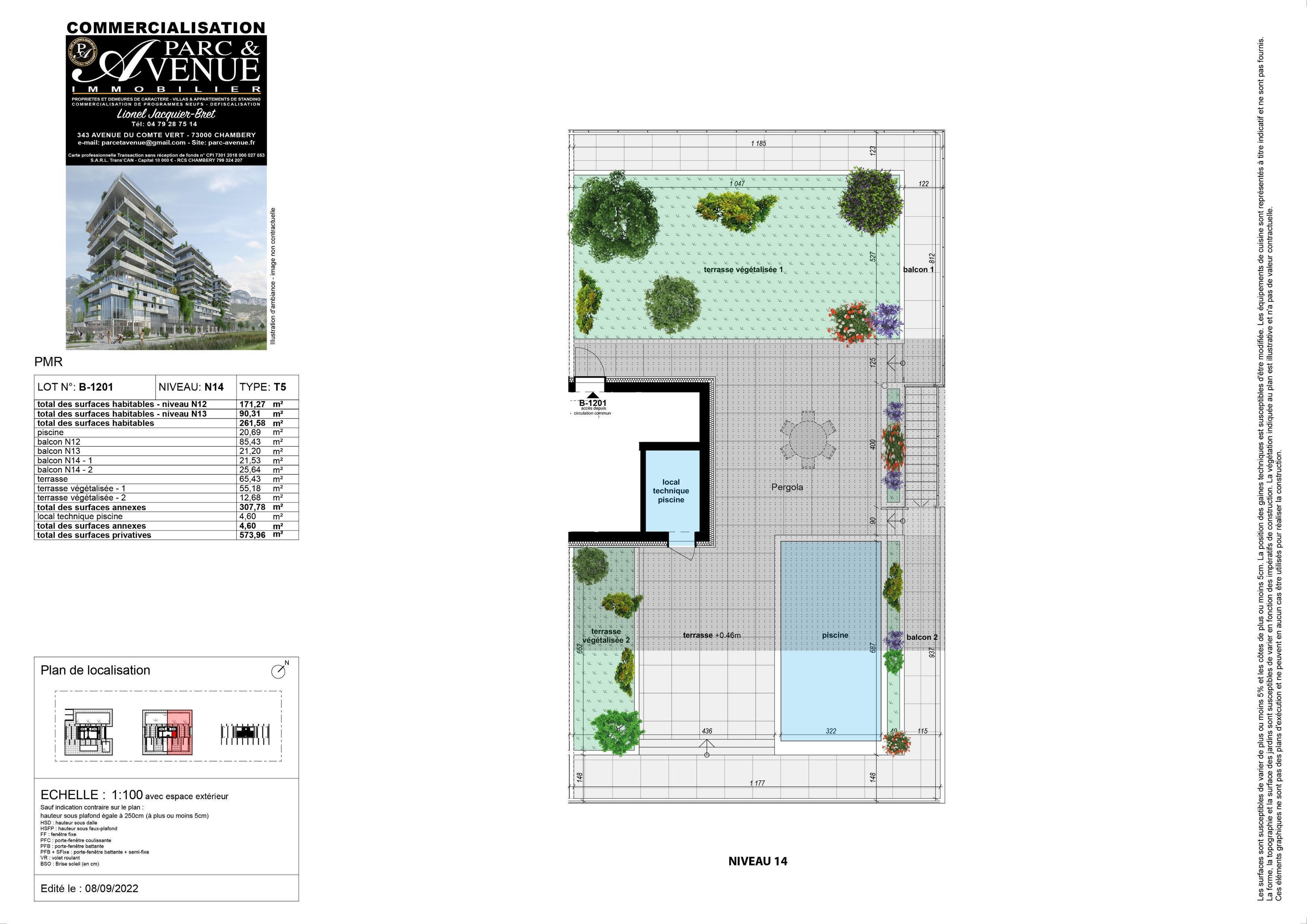 Photo Exceptionnel - Penthouse 262 m2 . Terrasses avec piscine 308 m2 image 3/4