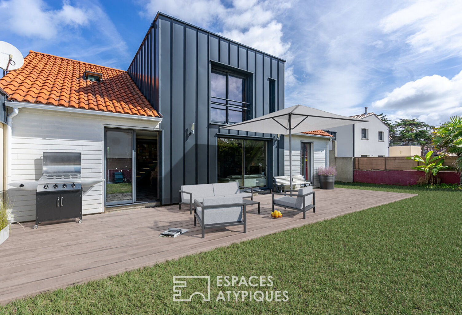 Maison balnéaire et son extension contemporaine — photo 1
