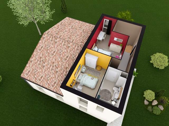 Projet de construction d'une maison 110.54 m² avec terra... — photo du bien