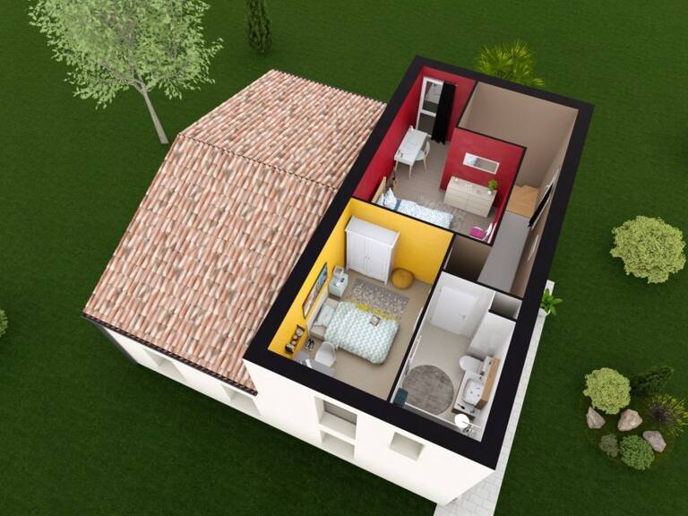 Projet de construction d'une maison 110.54 m² avec terra... — photo 1