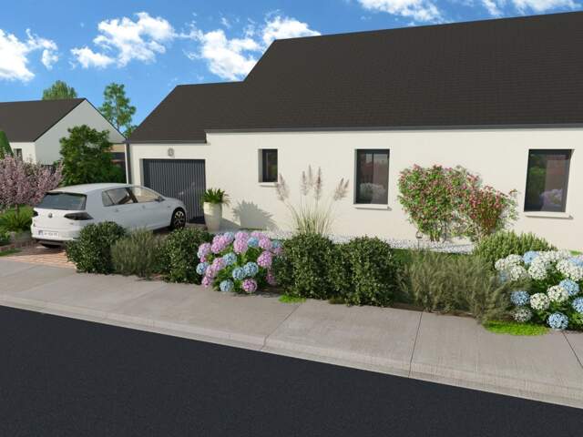 Projet de construction d'une maison 89.33 m² avec terrai... — photo du bien