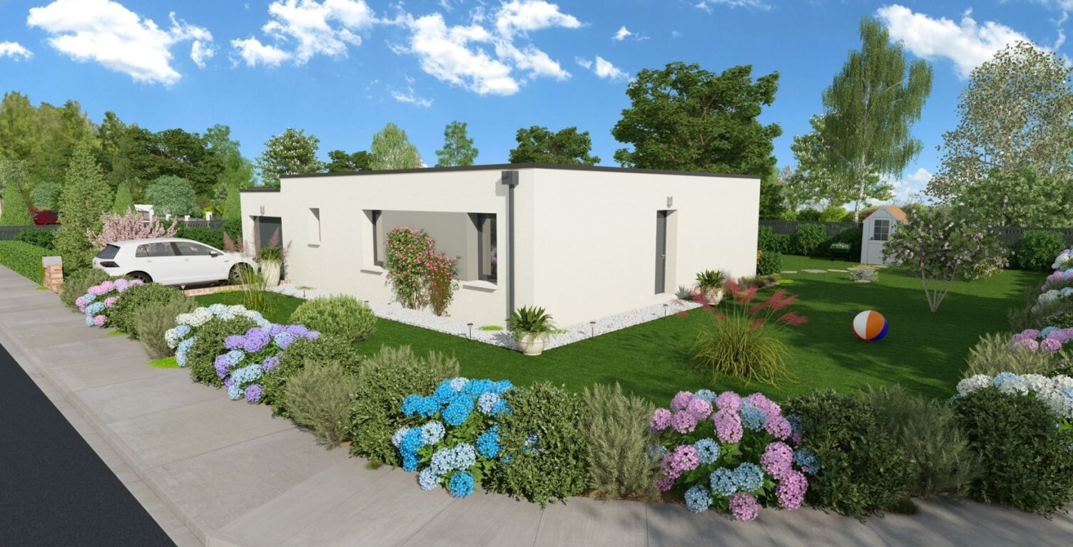 Projet de construction d'une maison 89.33 m² avec terrai... — photo 1