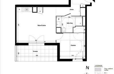 appartement 2 pièces 46 m2 à vendre à Rillieux-la-Pape (69140)