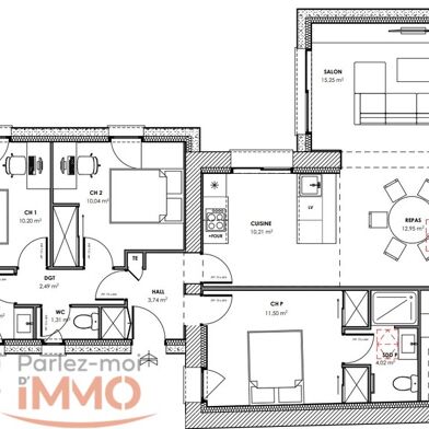 Maison 6 pièces 304000 €