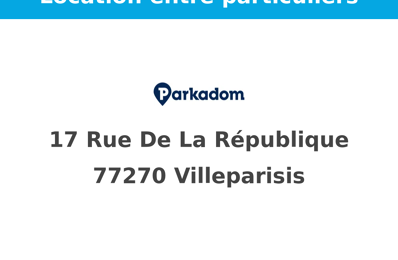 location garage 110 € CC /mois à proximité de Thieux (77230)