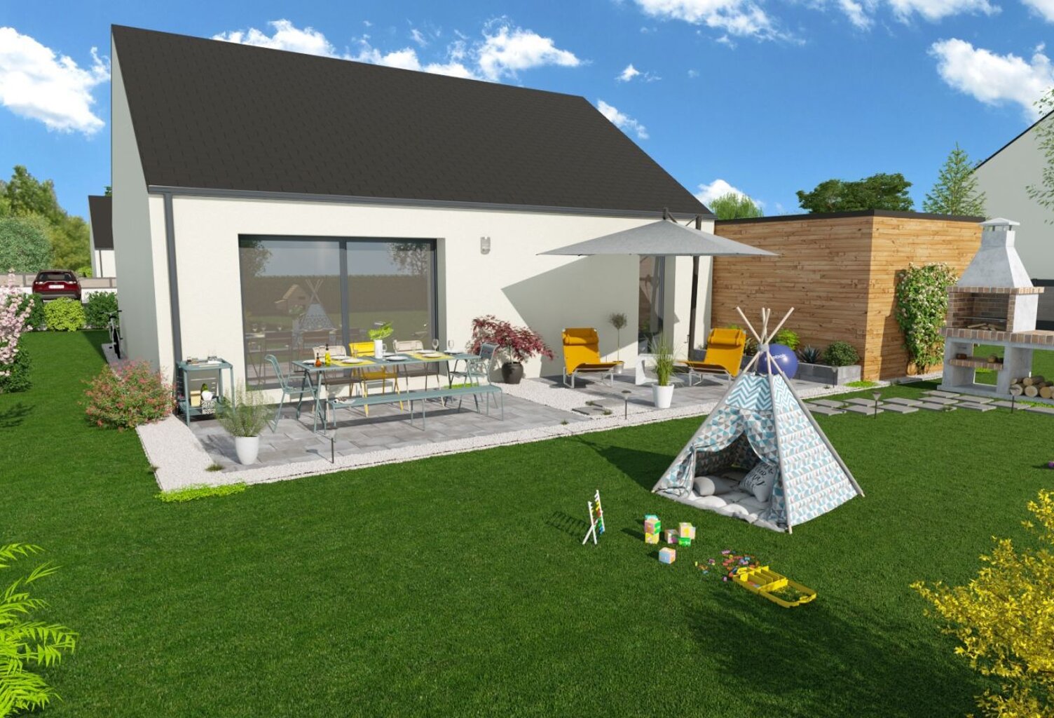 Projet de construction d'une maison 69.93 m² avec terrai... — photo 1