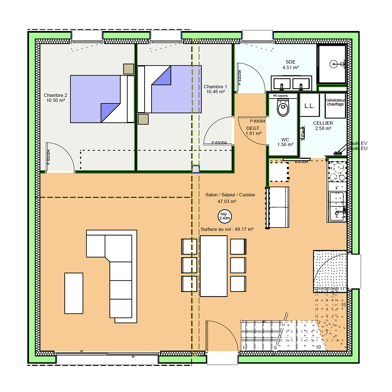 Maison 5 pièces 334661 €