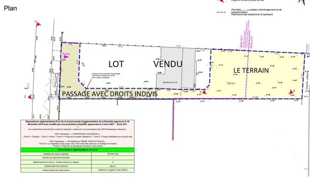 Terrain  à vendre Marsilly 17137