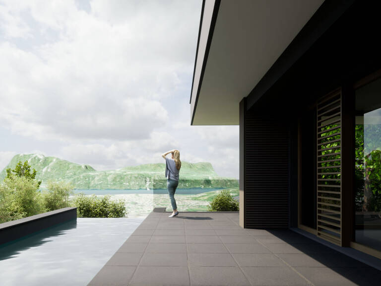 VILLA INDIVIDUELLE NEUVE - PUGNY CHATENOD - VUE LAC — photo 1