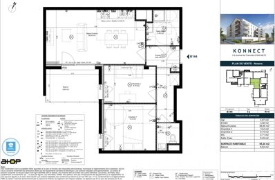 appartement 3 pièces 65 m2 à vendre à Metz (57050)