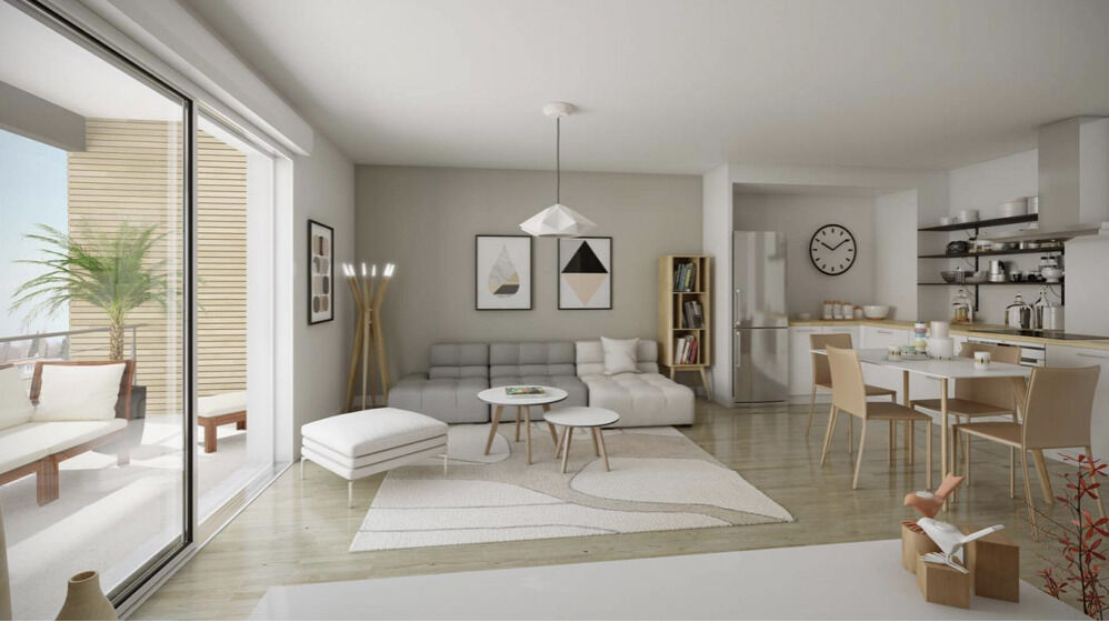 Appartement 2 pièce(s) 43 m²à vendre Eragny