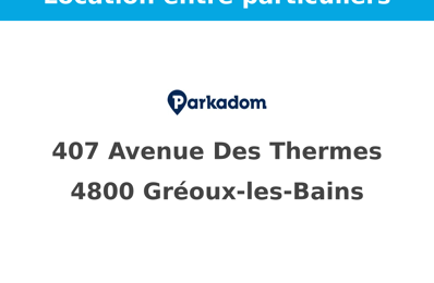 location garage 75 € CC /mois à proximité de Montmeyan (83670)