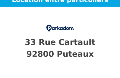 location garage 100 € CC /mois à proximité de Suresnes (92150)