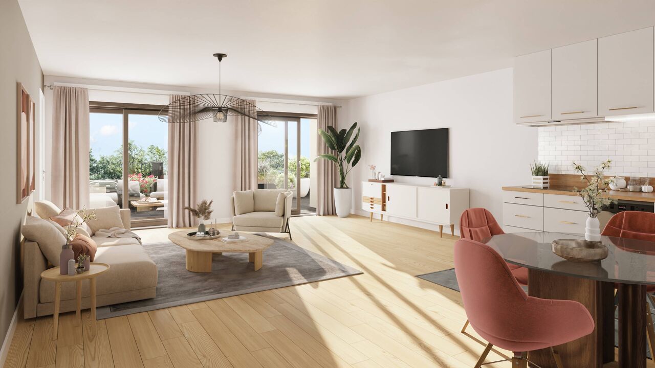 appartement neuf T2, T3, T4, T5 pièces 47 à 143 m2 à vendre à La Riche (37520)