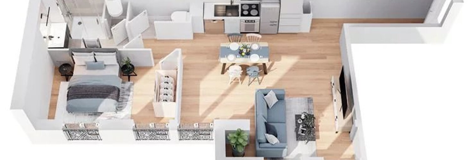 Appartement 2 Pièces 48 m² à vendre à Cannes (06400)