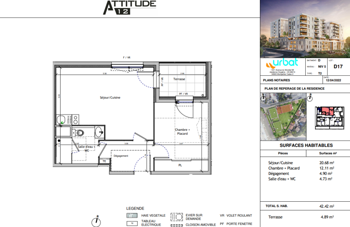 TYPE 2 RESIDENCE NEUVE BEAUMONT — photo 2