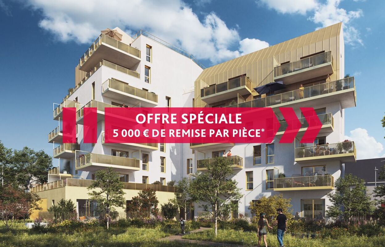 appartement neuf T2, T3, T4 pièces 38 à 97 m2 à vendre à Lorient (56100)