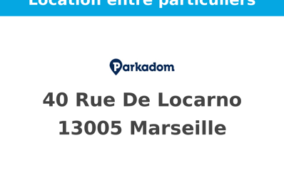 location garage 90 € CC /mois à proximité de Marseille 16 (13016)