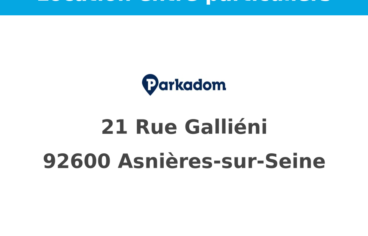 garage  pièces  m2 à louer à Asnières-sur-Seine (92600)