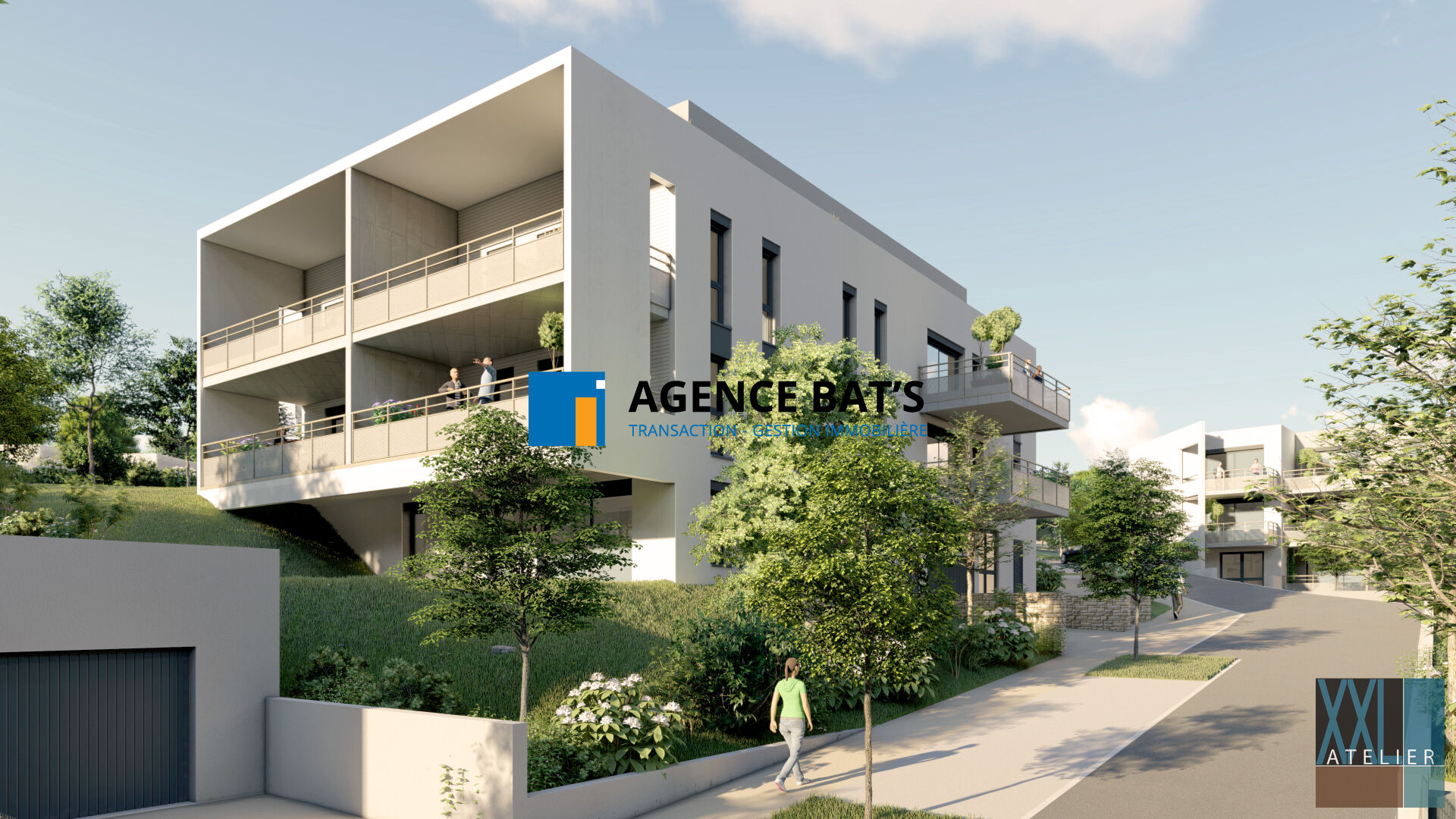Appartement T3 avec terrasse de 11 m2