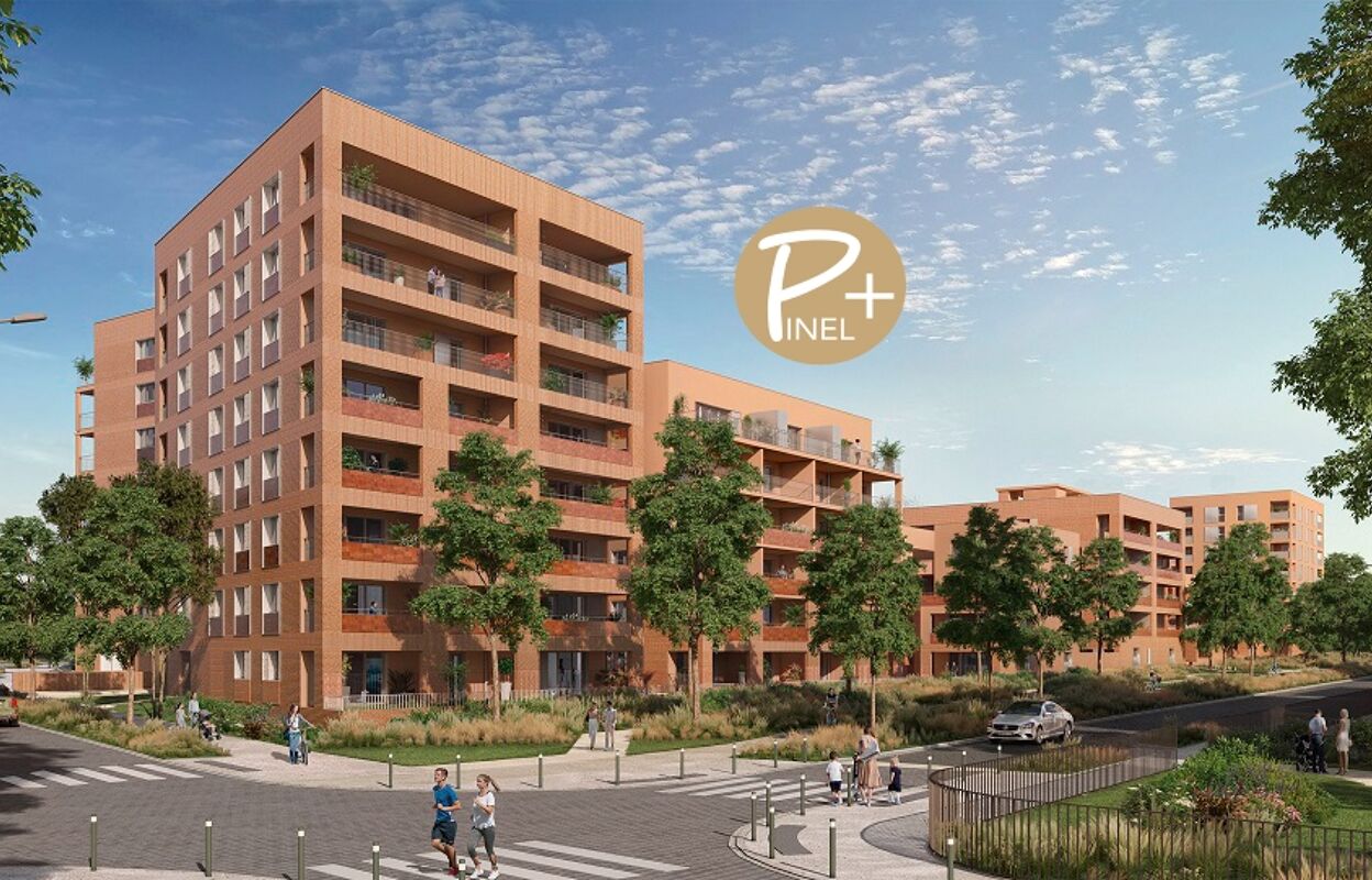 appartement neuf T2 pièces 45 à 47 m2 à vendre à Toulouse (31000)