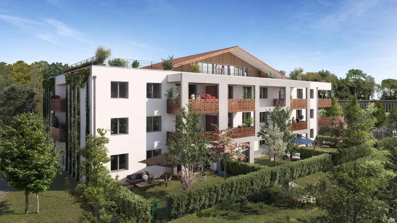 appartement neuf T2, T3 pièces 43 à 68 m2 à vendre à Boucau (64340)