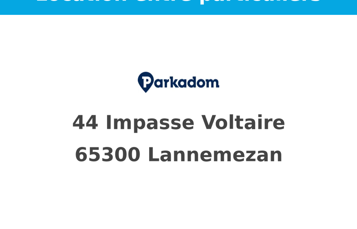 garage  pièces  m2 à louer à Lannemezan (65300)