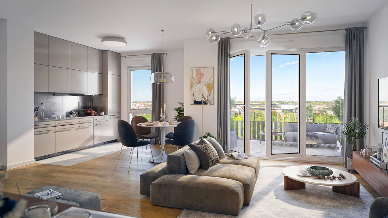 appartement neuf T2, T3, T4 pièces 41 à 85 m2 à vendre à Roissy-en-Brie (77680)