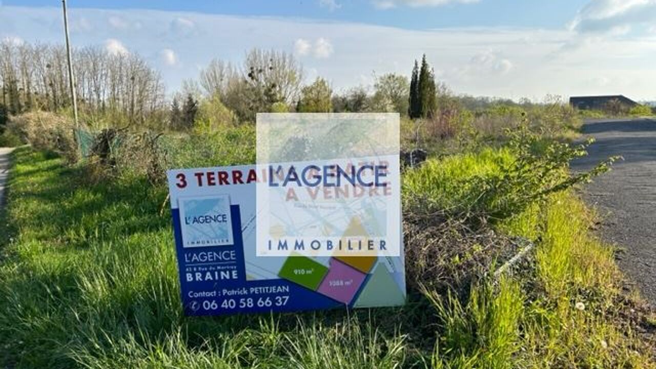 terrain  pièces 1088 m2 à vendre à Courcelles-sur-Vesle (02220)