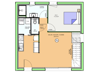 Projet de construction d'une maison 63 m² avec terrain à... — photo 2