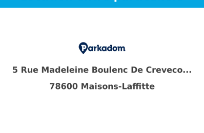 location garage 141 € CC /mois à proximité de Chapet (78130)