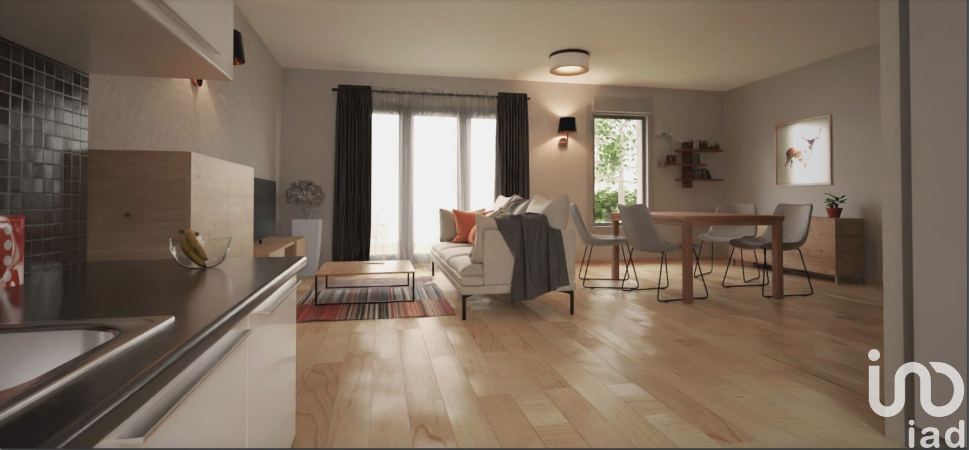 Montlivault - 49m² - 2p. - 1ch.