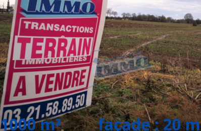 vente terrain 59 000 € à proximité de Villers-Brûlin (62690)